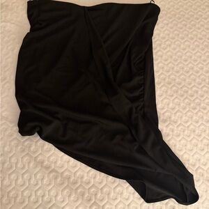 Zara Black Asymmetrical Women's Skirt